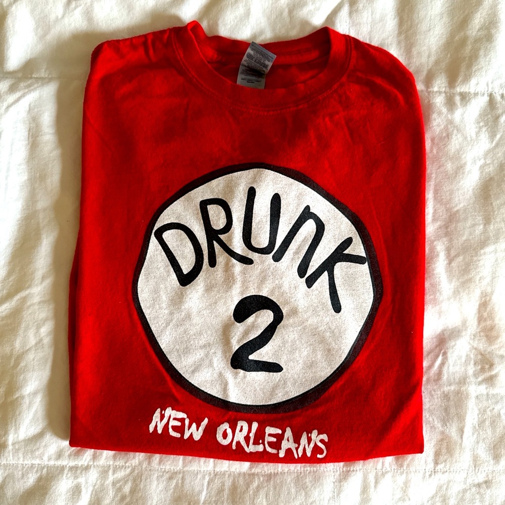 Drunk 2 M TShirt NOLA drunk 1 XL 2 pk